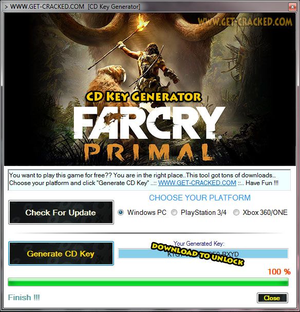 Free far cry primal activation code cd key